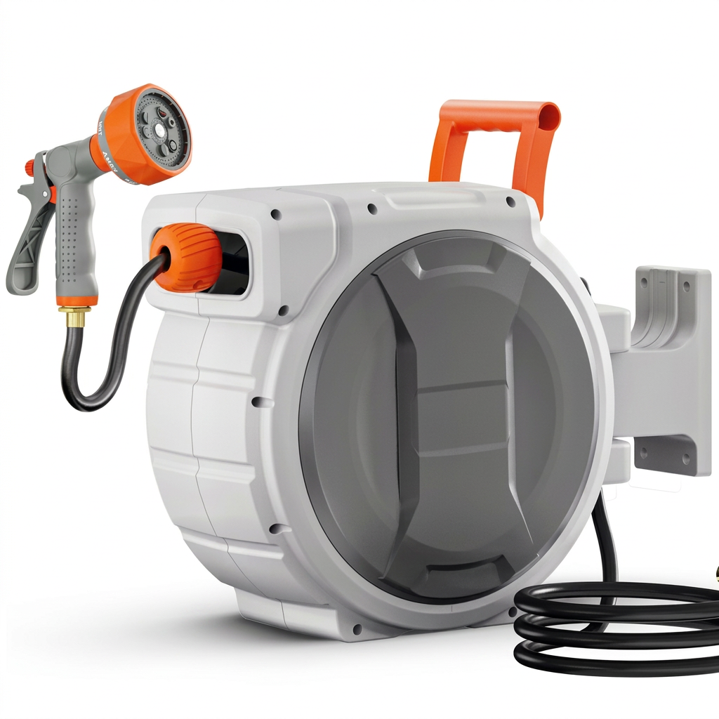 CoilMaster Wall-Mounted Retractable Hose Reel